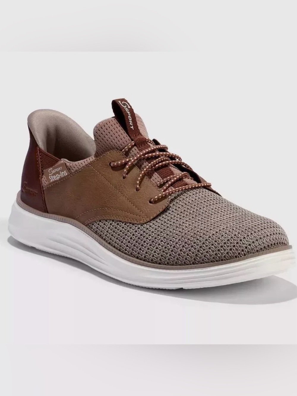 S Sport by Skechers Men's Donovan Step-Ins Sneakers - Light Brown 11.5